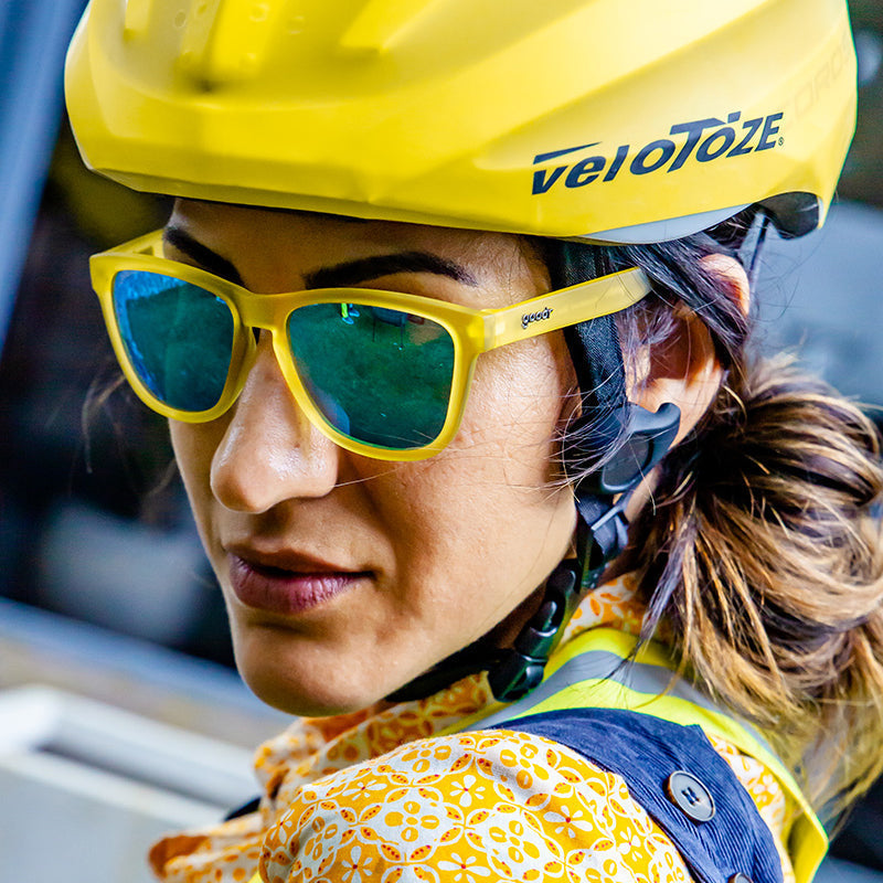 Goodr Swedish Meatball Hangover Sunglasses - Yellow/Blue main image 0
